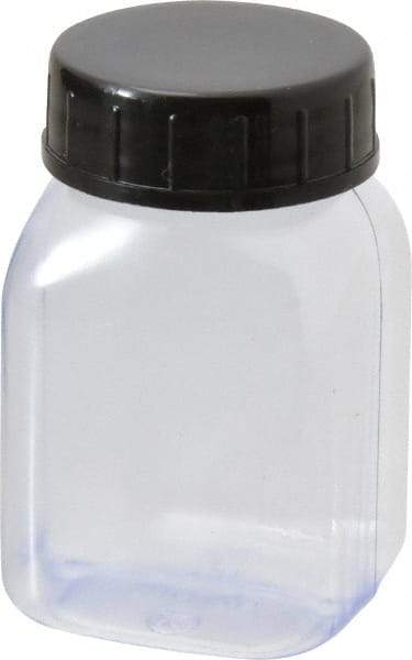 Dynalon Labware - 50 mL Wide-Mouth Bottle - PVC, Clear, 2.36" High x 0.98" Diam, 0.98" Cap - USA Tool & Supply
