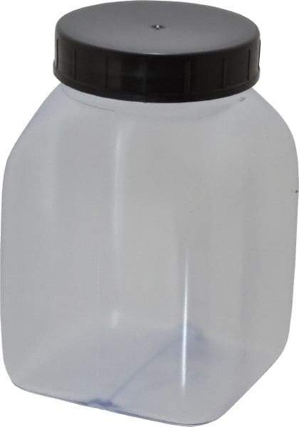 Dynalon Labware - 300 mL Wide-Mouth Bottle - PVC, Clear, 3.74" High x 1.65" Diam, 1.65" Cap - USA Tool & Supply