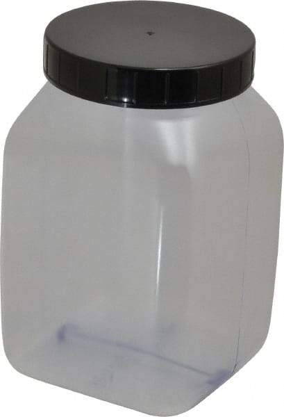 Dynalon Labware - 1,000 mL Wide-Mouth Bottle - PVC, Clear, 5.71" High x 2.76" Diam, 2.76" Cap - USA Tool & Supply