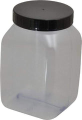 Dynalon Labware - 1,000 mL Wide-Mouth Bottle - PVC, Clear, 5.71" High x 2.76" Diam, 2.76" Cap - USA Tool & Supply