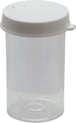 Dynalon Labware - 7 Drams Vial - Polystyrene, Clear, 2" High x 1" Diam, 3/4" Cap - USA Tool & Supply