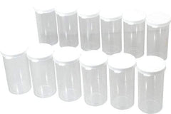 Dynalon Labware - 40 Drams Vial - Polystyrene, Clear, 4" High x 1-3/4" Diam, 3/4" Cap - USA Tool & Supply