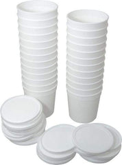 Dynalon Labware - 16 oz Disposable Container - PPCO, White, 3-5/8" High x 2-3/4" Diam, 3/4" Cap - USA Tool & Supply