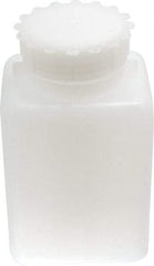 Dynalon Labware - 500 mL Wide-Mouth Bottle - Polyethylene, Translucent, 5.7" High x 2.64" Diam, 3/4" Cap - USA Tool & Supply