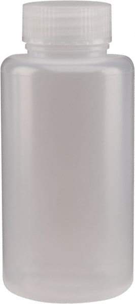 Dynalon Labware - 500 mL Wide-Mouth Bottle - Polyethylene, Translucent, 6-1/2" High x 2.95" Diam, 3/4" Cap - USA Tool & Supply