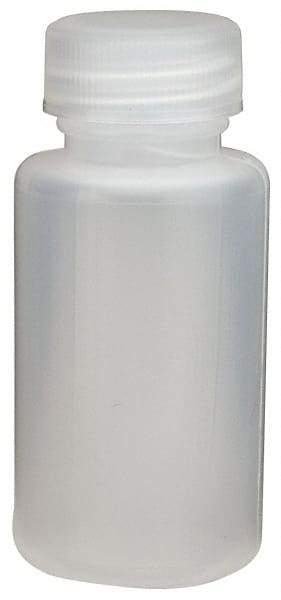 Dynalon Labware - 30 mL Narrow-Mouth Bottle - Polyethylene, Translucent, 2.6" High x 2.6" Diam, 3/4" Cap - USA Tool & Supply