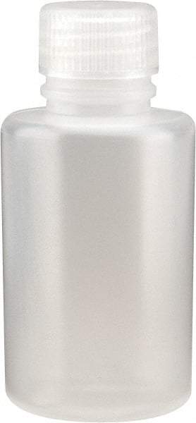 Dynalon Labware - 125 mL Narrow-Mouth Bottle - Polyethylene, Translucent, 4.06" High x 4.06" Diam, 3/4" Cap - USA Tool & Supply