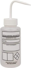 Dynalon Labware - 500 mL Safety Wash Bottle - Polyethylene, Translucent, 9" High x 6-1/2" Diam, 3/4" Cap - USA Tool & Supply