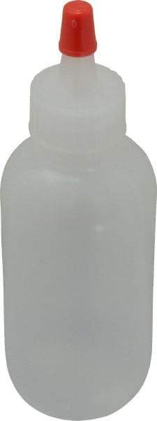 Dynalon Labware - 60 mL Dispensing Bottle - Polyethylene, Translucent, 4-1/4" High x 1-1/2" Diam, 3/4" Cap - USA Tool & Supply