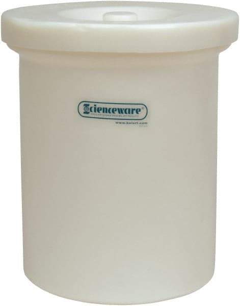 Bel-Art - 10 Gal Jar - Polyethylene, Translucent, 18" High, 3/4" Cap - USA Tool & Supply