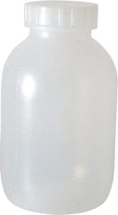 Bel-Art - 64 oz Wide-Mouth Bottle - Polypropylene, Translucent, 8.4" High x 4.9" Diam, 3/4" Cap - USA Tool & Supply