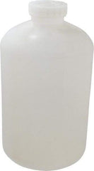 Bel-Art - 2 Gal Wide-Mouth Bottle - Polypropylene, Translucent, 13.1" High x 7.4" Diam, 3/4" Cap - USA Tool & Supply