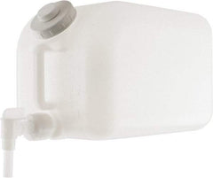 Bel-Art - 5 Gal Carboy - Polyethylene, White, 15" Diam, 3/4" Cap - USA Tool & Supply