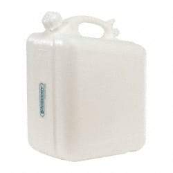 Bel-Art - 5 Gal Carboy - Polyethylene, White, 9.4" High x 11.9" Diam, 1" Cap - USA Tool & Supply