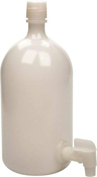 Bel-Art - 1 Gal Carboy - Polyethylene, White, 38mm Cap - USA Tool & Supply