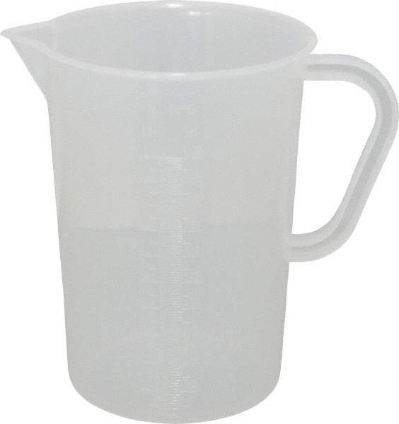 Bel-Art - 1,000 ml Polypropylene Graduated Pitcher - 50 ml Graduation, x 6-1/2" High - USA Tool & Supply