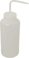 Bel-Art - 32 oz Wide-Mouth Bottle - Polyethylene, Translucent, 53mm Cap - USA Tool & Supply