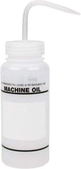 Bel-Art - 16 oz Safety Wash Bottle - Polyethylene, Clear, 43mm Cap - USA Tool & Supply