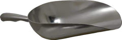 VOLLRATH - 40 oz Silver Cast Aluminum Round Bottom Scoop - 4.8" Wide Bowl, 3.6" Handle Length, 12.8" OAL - USA Tool & Supply