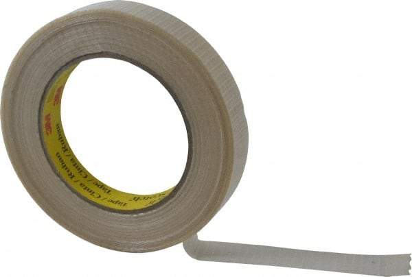 3M - 3/4" x 55 Yd Clear Rubber Adhesive Packaging Tape - Polypropylene Film Backing, 5.7 mil Thick, 150 Lb Tensile Strength, Series 8959 - USA Tool & Supply