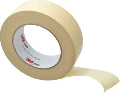 3M - 1-1/2" Wide x 60 Yd Long Tan Paper Masking Tape - Series 2308, 5.3 mil Thick, 22 In/Lb Tensile Strength - USA Tool & Supply
