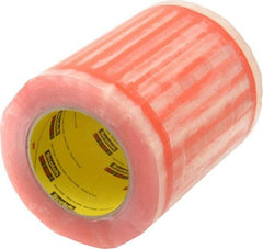 3M - 500 Piece, 8" Long x 6" Wide, Tape Roll - Document Enclosed, Clear with Orange Border - USA Tool & Supply