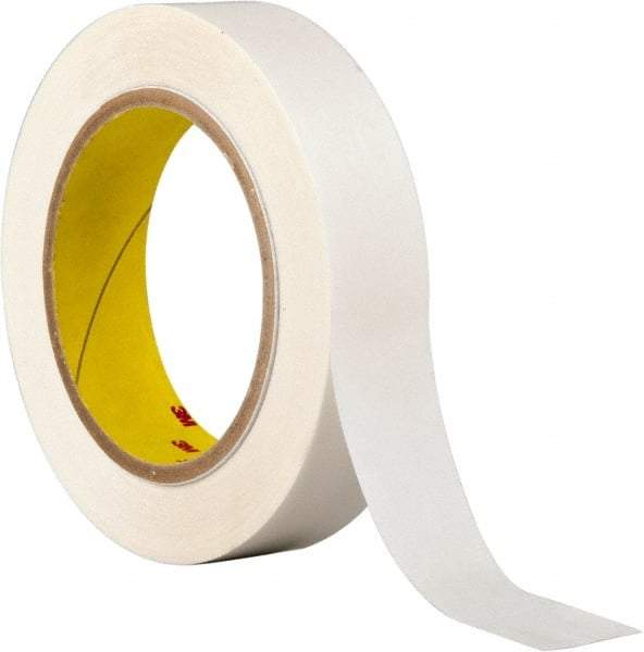 3M - 1" x 36 Yd Acrylic Adhesive Double Sided Tape - 3.9 mil Thick, Clear, Polyester Film Liner, Continuous Roll, Series 444 - USA Tool & Supply