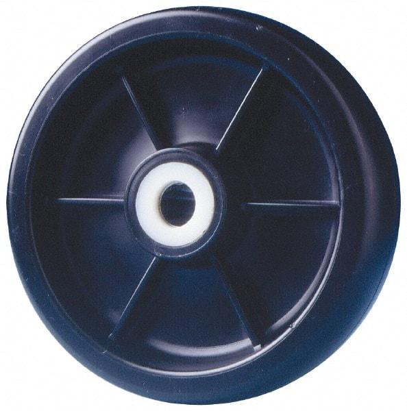 Fairbanks - 8 Inch Diameter x 2 Inch Wide, Polyolefin Caster Wheel - 675 Lb. Capacity, 2-3/16 Inch Hub Length, 3/4 Inch Axle Diameter, Delrin Bearing - USA Tool & Supply