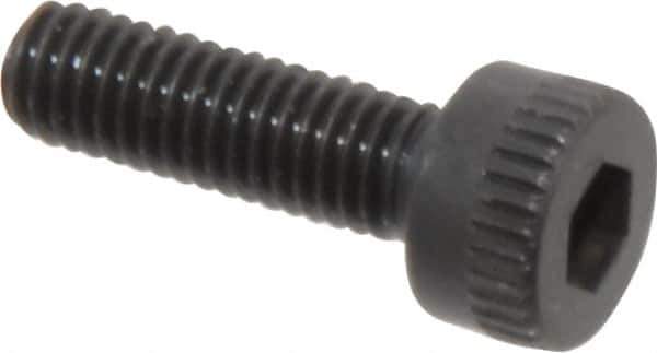Made in USA - M3x0.50 Metric Coarse Hex Socket Drive, Socket Cap Screw - Grade 12.9 Alloy Steel, Black Oxide Finish, Fully Threaded, 10mm Length Under Head - USA Tool & Supply