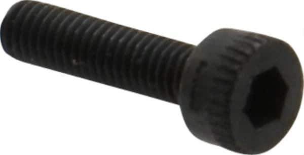 Made in USA - M3x0.50 Metric Coarse Hex Socket Drive, Socket Cap Screw - Grade 12.9 Alloy Steel, Black Oxide Finish, Fully Threaded, 12mm Length Under Head - USA Tool & Supply
