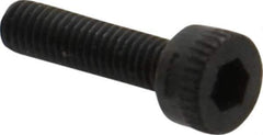 Made in USA - M3x0.50 Metric Coarse Hex Socket Drive, Socket Cap Screw - Grade 12.9 Alloy Steel, Black Oxide Finish, Fully Threaded, 12mm Length Under Head - USA Tool & Supply