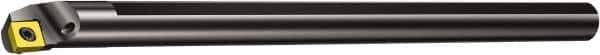 Sandvik Coromant - 15.2mm Min Bore Diam, 8" OAL, 1/2" Shank Diam, E-SCLP Indexable Boring Bar - CPMT 21.51 Insert, Screw Clamping Holding Method - USA Tool & Supply