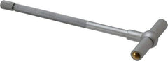 SPI - 2-1/8 to 3-1/2 Inch, 5.85 Inch Overall Length, Telescoping Gage - 5 Inch Long Handle, Hardened Tool Steel, Satin Chrome Finish and TiN Coated Working Faces - USA Tool & Supply