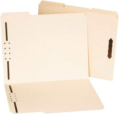 UNIVERSAL - 8-1/2 x 11", Letter Size, Manilla, File Folders with Top Tab - 11 Point Stock, 1/3 Tab Cut Location - USA Tool & Supply