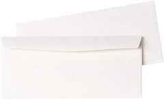 Quality Park - 9-1/2" Long x 4" Wide Gummed Flap Plain White Envelope - 24 Lb Paper Weight - USA Tool & Supply