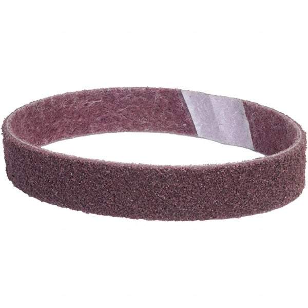 Norton - 1" Wide x 18" OAL, Aluminum Oxide Abrasive Belt - Aluminum Oxide, Medium, Nonwoven, Cloth Backing - USA Tool & Supply