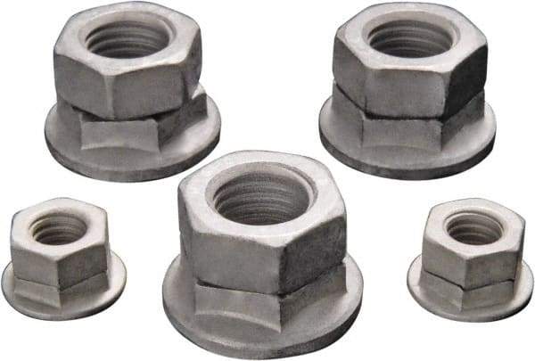 DISC-LOCK - 1/2-20 UNF Grade 8 Steel Free Spinning Hex Lock Nut - Magni 565 Finish - USA Tool & Supply