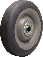 Hamilton - 5 Inch Diameter x 1-3/8 Inch Wide, Rubber on Thermoplastic Caster Wheel - 275 Lb. Capacity, 1-5/8 Inch Hub Length, 1/2 Inch Axle Diameter, Ball Bearing - USA Tool & Supply