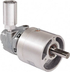 Gast - 0.32 hp Reversible Face Air Actuated Motor - 15:1 Gear Ratio, 350 Max RPM, 1.38" Shaft Length, 1/2" Shaft Diam - USA Tool & Supply