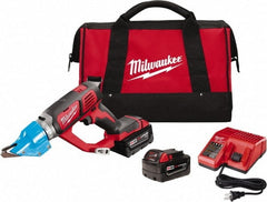 Milwaukee Tool - 3,000 SPM, 18 Volt, Inline Handle, Handheld Cordless Shear - USA Tool & Supply