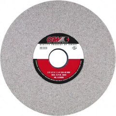 Camel Grinding Wheels - 10" Diam x 3" Hole x 1" Thick, J Hardness, 46 Grit Surface Grinding Wheel - Aluminum Oxide, Type 1, Medium Grade, Vitrified Bond, No Recess - USA Tool & Supply