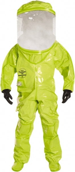 Dupont - Size L Yellow Chemical & Disposable Encapsulated Suit - USA Tool & Supply
