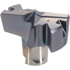 Iscar - Series FCP, 22.2mm Diam Grade IC908 Replaceable Drill Tip - Carbide, TiAlN/TiN Finish, 22 Seat Size - USA Tool & Supply
