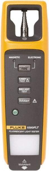 Fluke - Electronic and Magnetic Ballast, Fluorescent Fixture Tester - 3,000 Volt Max Output, AA Power Supply - USA Tool & Supply