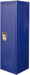 Hallowell - 1 Door, 1 Tier, Kid & Teen Lockers - USA Tool & Supply