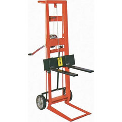Wesco Industrial Products - 750 Lb Capacity, 40" Lift Height, Manual Winch Manually Operated Lift - USA Tool & Supply