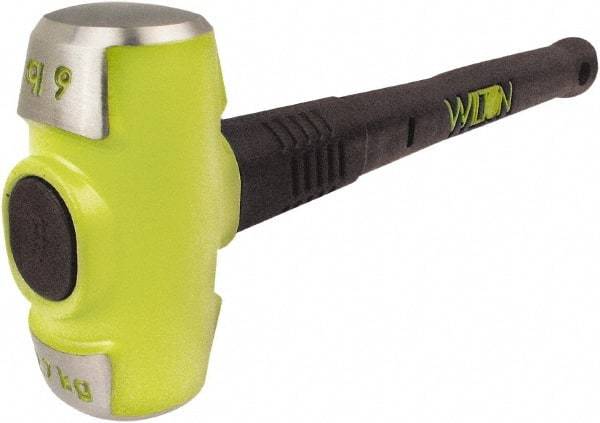 Wilton - 6 Lb Head, 16" Long Sledge Hammer - Steel Head, Steel Handle with Grip - USA Tool & Supply