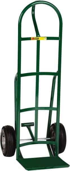 Little Giant - 800 Lb Capacity 49" OAH Hand Truck - 12 x 14" Base Plate, Loop Handle, Steel, Pneumatic Wheels - USA Tool & Supply