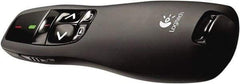 Logitech - Black Wireless Presenter - Use with Windows XP, Vista, 7, 8 - USA Tool & Supply