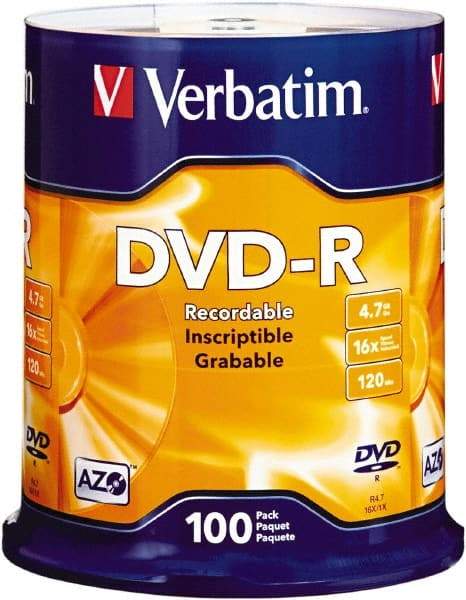 Verbatim - DVD-R Discs - USA Tool & Supply